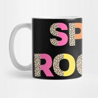 Sped Rocks Ed Special Education Teacher Leopard Mug